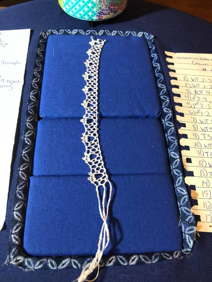 Bobbin lace for beginners online lace class